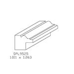 1.011" x 1.263" x 4" SPL9525 Profile Sample