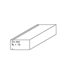 5/8" x 1-1/4" Poplar Custom Accessory Moulding - SPL952