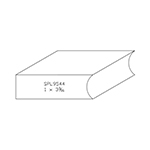 1" x 3-3/16" Custom F/J Primed Poplar Miscellaneous Moulding - SPL9544