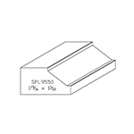 1.031" x 1.938" Brazilian Cherry Custom Brick Moulding - SPL9550