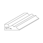 0.765" x 1-15/16" Poplar Custom Casing - SPL955