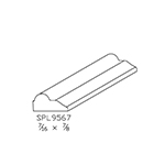 7/16" x 7/8" Quarter Sawn Red Oak Custom Door Moulding - SPL9567