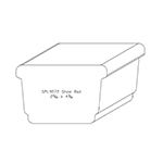2-11/16" x 4-3/16" x 4" SPL9572 Profile Sample