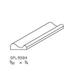 0.281" x 3/4" Walnut Custom Panel Moulding - SPL9584