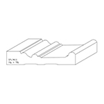 1-1/16" x 5-1/2" Cherry Custom Door Header Moulding - SPL9611