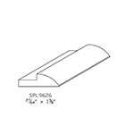 0.422" x 1-3/8" Natural Alder Custom Door Moulding - SPL9626