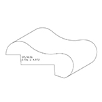 1.813" x 5" x 4" SPL9636 Profile Sample