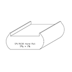 1-1/4" x 3-1/4" Poplar Custom Handrail - SPL9638