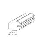 1.188" x 1.594" Poplar Custom Door Stick Insert - SPL9640