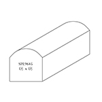 0.840" x 6.286" Custom Ash Miscellaneous Moulding - SPL9645