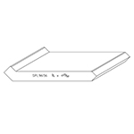 3/4" x 4.786" Ash Custom Crown Moulding - SPL9656