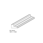 1/2" x 0.800" Hard Maple Custom Panel Moulding - SPL9662