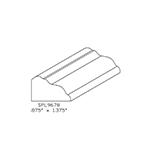 7/8" X 1-3/8" Natural Alder Custom Panel Moulding