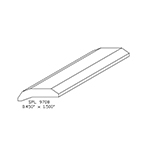 0.450" x 1-1/2" Custom Poplar Transition - SPL9708