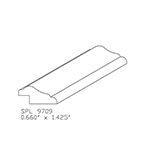 0.660" x 1.425" Custom Knotty Eastern White Pine Panel Moulding - SPL9709