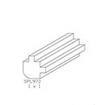 1" x 1" African Mahogany Custom Outside Corner - SPL970