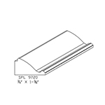 3/4" x 1-3/8" Custom Poplar Accessory Moulding - SPL9720