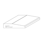 3/4" x 3-3/4" Custom Ash Accessory Moulding - SPL9737