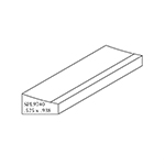 0.525" x 0.938" Custom Brazilian Cherry Accessory Moulding - SPL9740