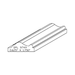 5/8" x 1-3/4" Custom White Oak Accessory Moulding - SPL9749