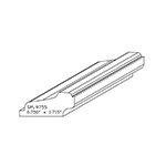 3/4" x 1.715" Custom Cherry Accessory Moulding - SPL9755