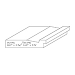 11/16" x 5-7/8" Custom Ash Accessory Moulding - SPL9756