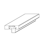 3/4" x 1-1/2" Custom White Oak Accessory Moulding - SPL9758