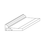 3/4" x 2-1/8" Ash Custom Miscellaneous Moulding - SPL9762