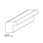 1.094" x 1.230" Ash Custom Backband - SPL9837