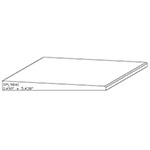 0.490" x 5.438" Hard Maple Custom Beveled Lap Siding - SPL9841