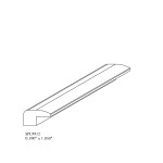 0.59" X 1.05" Knotty Eastern White Pine Custom Backband