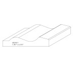 1.301" X 6.335" Hard Maple Custom Shingle Trim