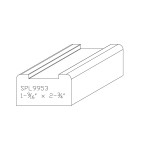 1.563" X 2-3/4" Hickory Custom Shoe Moulding