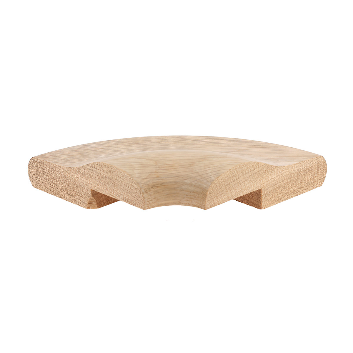 White Oak Bar Rail 90° Outside Corner - B005OSC