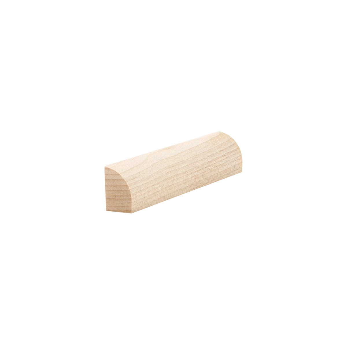 1/2" x 3/4" Hard Maple Traditional Shoe Moulding B001