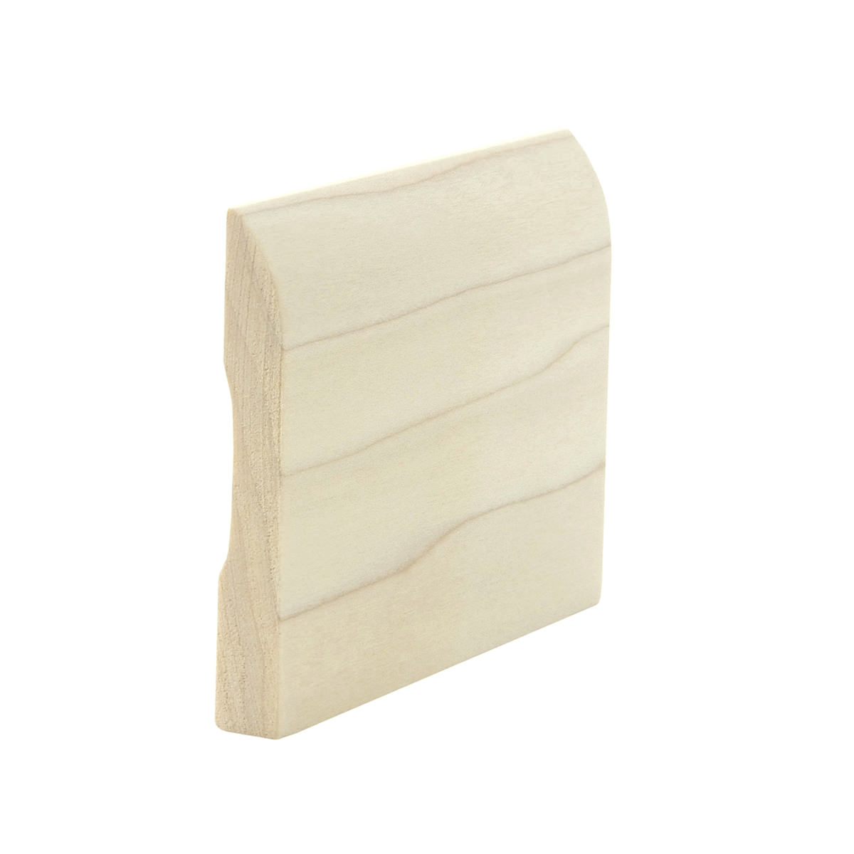 7/16" x 3" Poplar Modern Baseboard SPL202