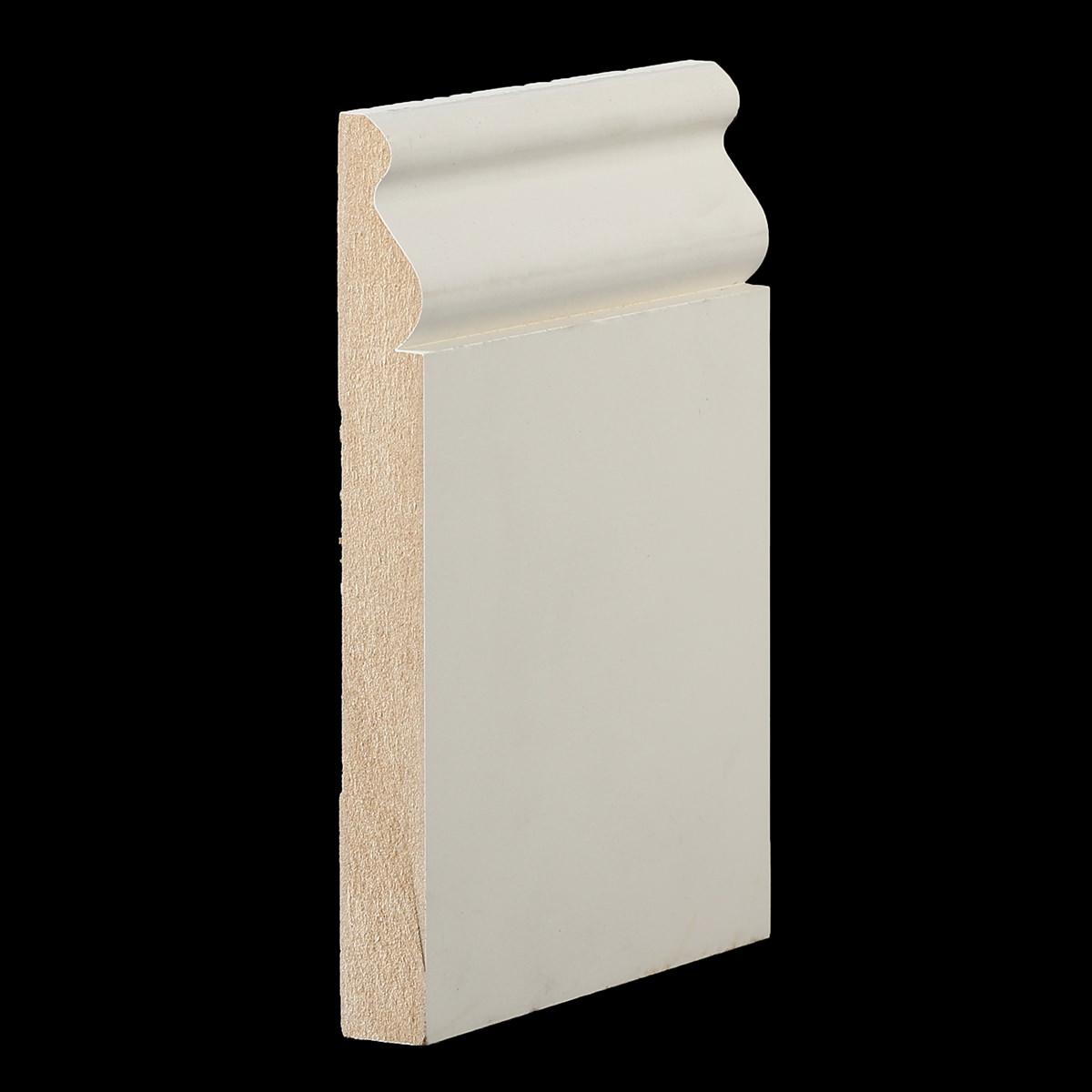 x 5-1/4" MDF Primed Speed Baseboard - MD163M