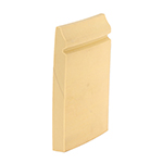 5/8" x 5-1/2" Paint Grade Flex Trim��_��__��_��__ Tall Single Ripple Baseboard - B208-FLEX-POP