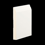 1/2" x 4-1/4" x 16' MDF Primed Baseboard, Bundle of 10 Pieces