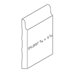 3/4" x 6-1/2" Character Grade Hickory Custom Baseboard - SPL2007