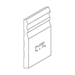 3/4" x 7-1/2" F/J Primed Poplar Custom Baseboard - SPL2022