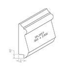 0.860" x 2.800" Hard Maple Custom Baseboard - SPL2057