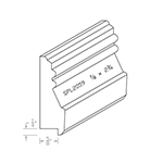 7/8" x 2-3/4" Knotty Eastern White Pine Custom Baseboard - SPL2059