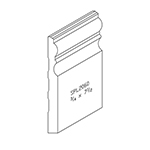 3/4" x 7-1/2" Character Grade White Oak Custom Baseboard - SPL2060