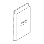 3/4" x 7-1/4" Character Grade White Oak Custom Baseboard - SPL2075