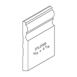 11/16" x 6-7/16" Character Grade White Oak Custom Baseboard - SPL2088