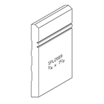 3/4" x 7-1/2" Quarter Sawn White Oak Custom Baseboard - SPL2089