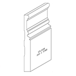 3/4" x 6" F/J Primed Poplar Custom Baseboard - SPL2108