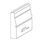 3/4" x 3-9/16" F/J Primed Poplar Custom Baseboard - SPL2111