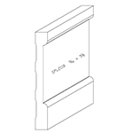 5/8" x 5-1/2" White Oak Custom Baseboard - SPL2118